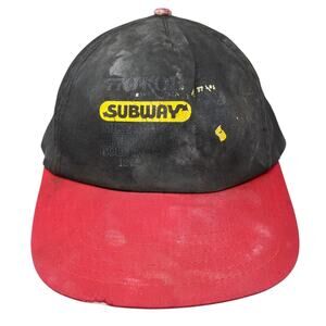 Subway Snapback 5 Panel Cap Multicolor One Size Adjustable Vented Holes Tc Brand